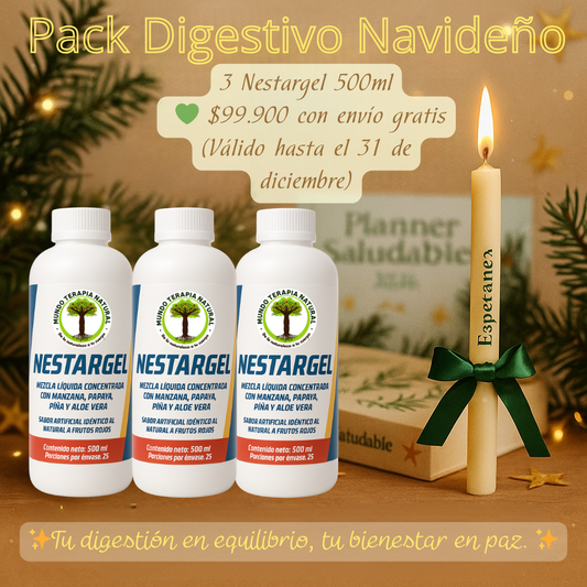🍍 3️⃣ Pack Digestivo – 3 Nestargel 500ml